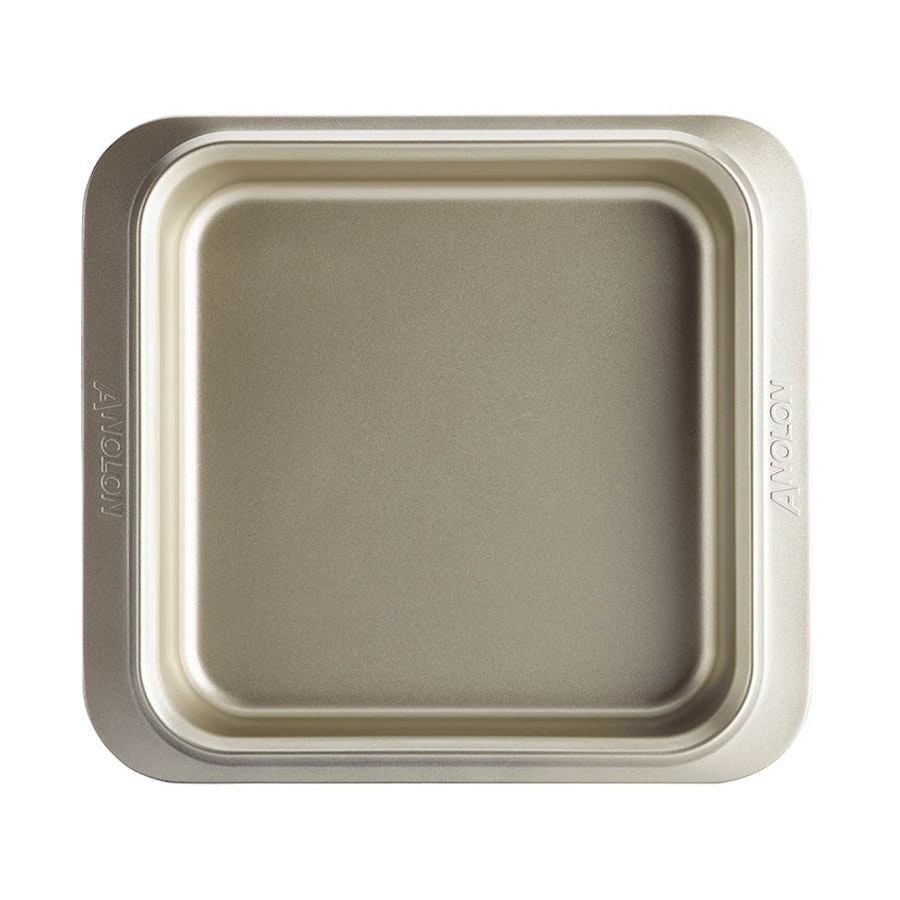 Anolon Ceramic Reinforced 23cm Square Cake Pan Silver Silver