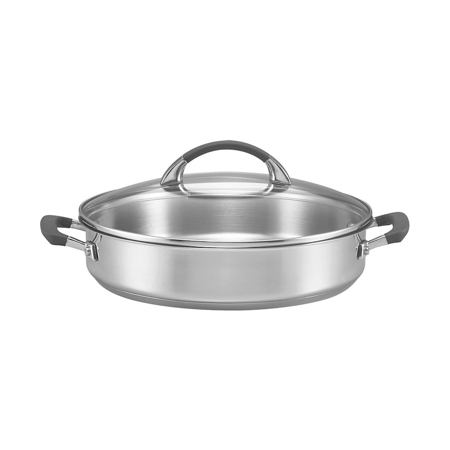 Anolon Endurance 30cm (3.8L) Covered Sauteuse Pan Stainless Steel Stainless Steel