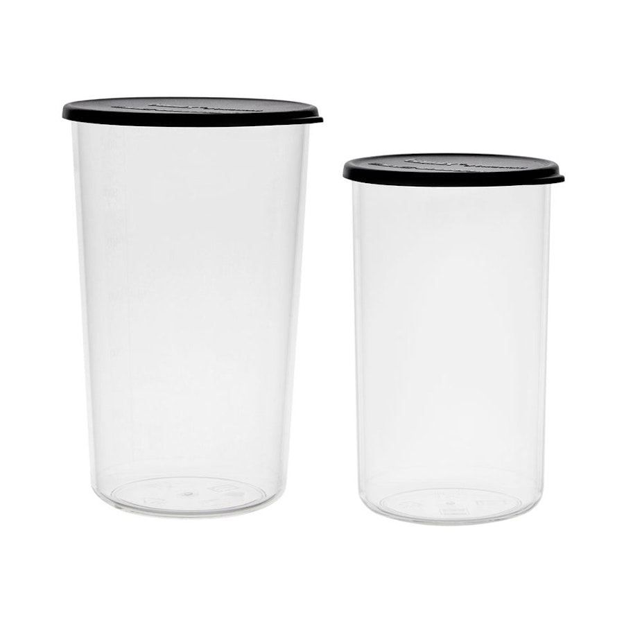 Bamix 400ml & 600ml Beakers with Lid Clear Clear