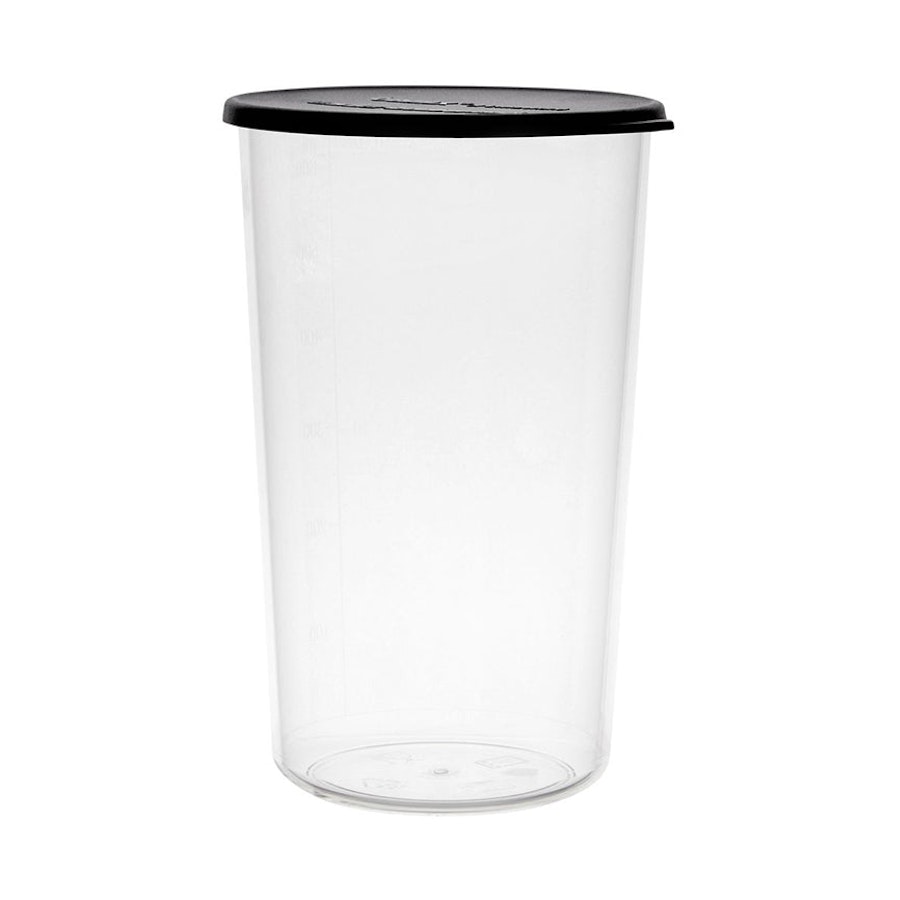Bamix 400ml & 600ml Beakers with Lid Clear Clear