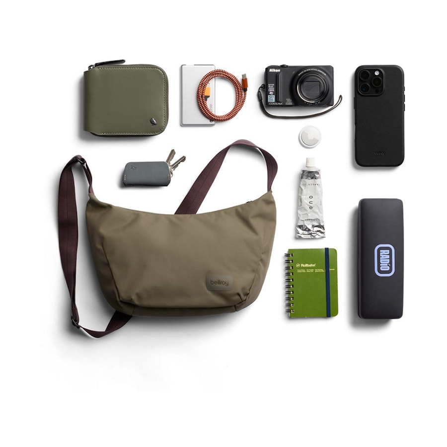 Bellroy Laneway Crescent Bag 2.5L Sea Kelp Sea Kelp