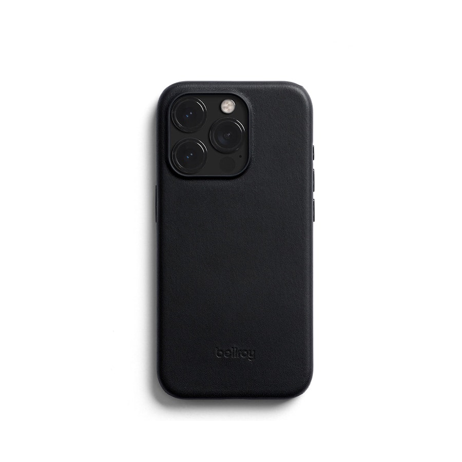 Bellroy iPhone 15 Pro Max Phone Case (With Button Add-on) Black Black