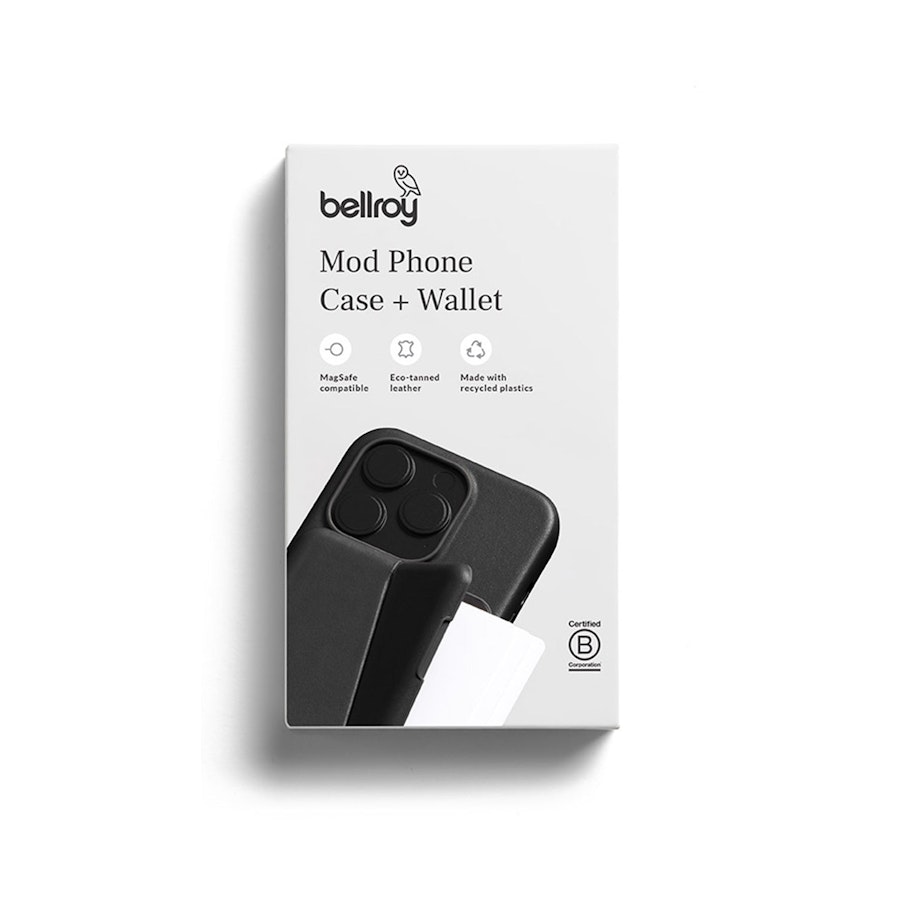 Bellroy iPhone 15 Pro Max Mod Phone Case + Wallet (With Button Add-On) Cobalt Cobalt