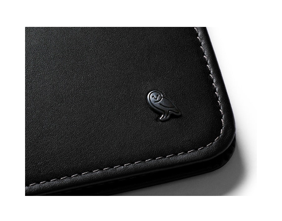 Bellroy RFID Hide & Seek HI Leather Wallet Black Black