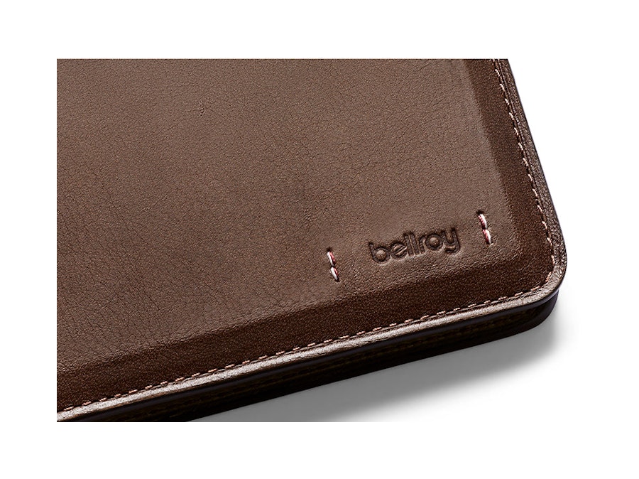 Bellroy RFID Hide & Seek LO Premium Leather Wallet Darkwood Darkwood