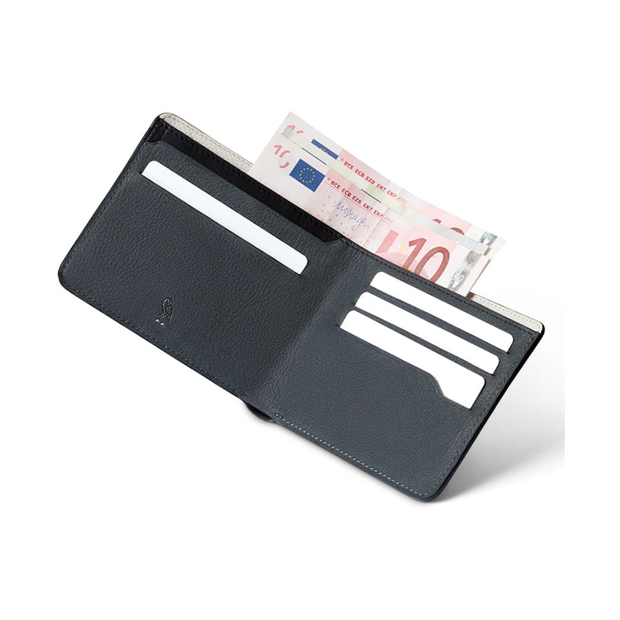 Bellroy RFID Hide & Seek HI Premium Leather Wallet Black Black