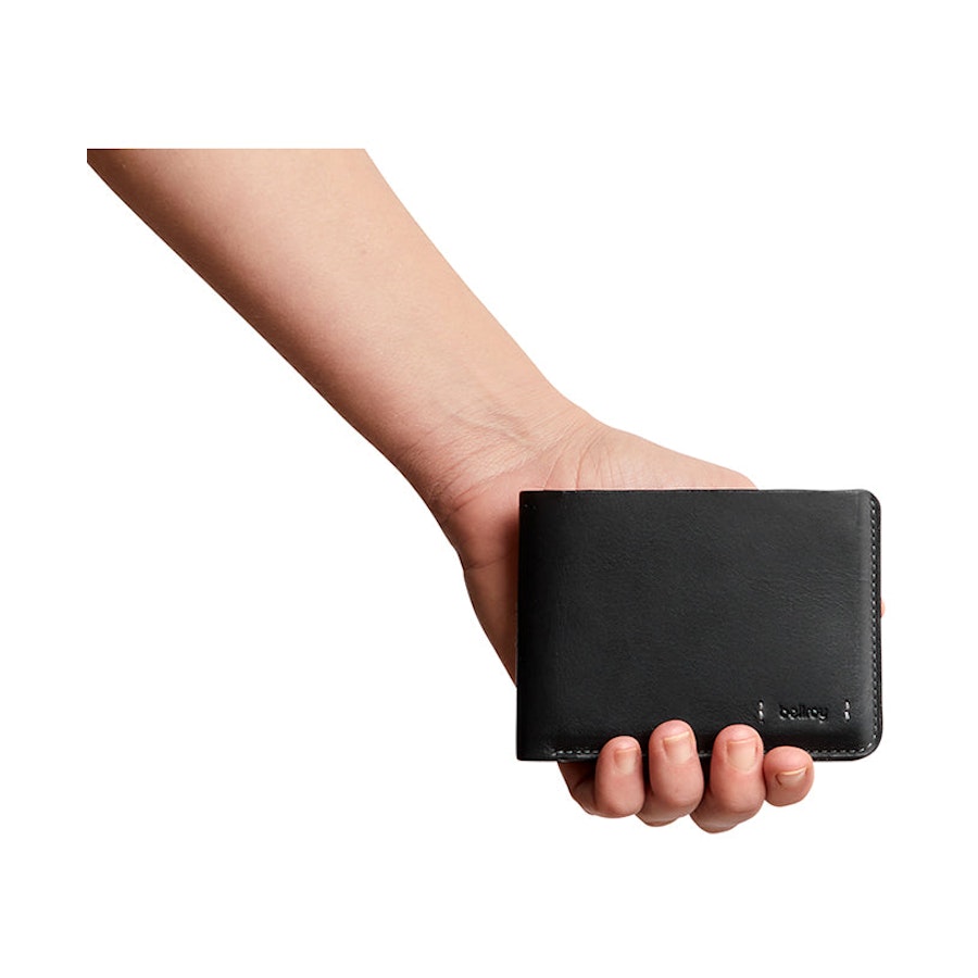 Bellroy RFID Hide & Seek HI Premium Leather Wallet Black Black