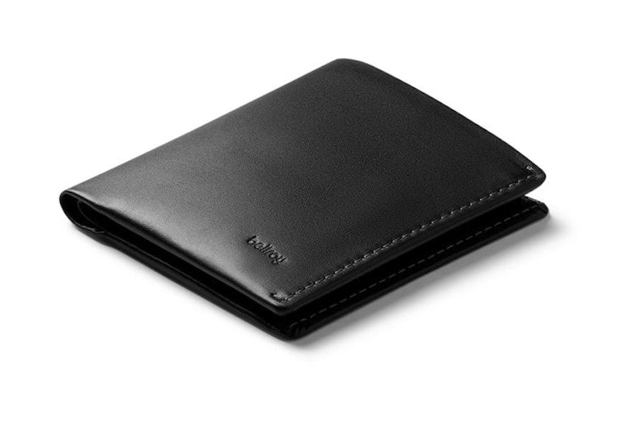 Bellroy RFID Note Sleeve Leather Wallet Black Black