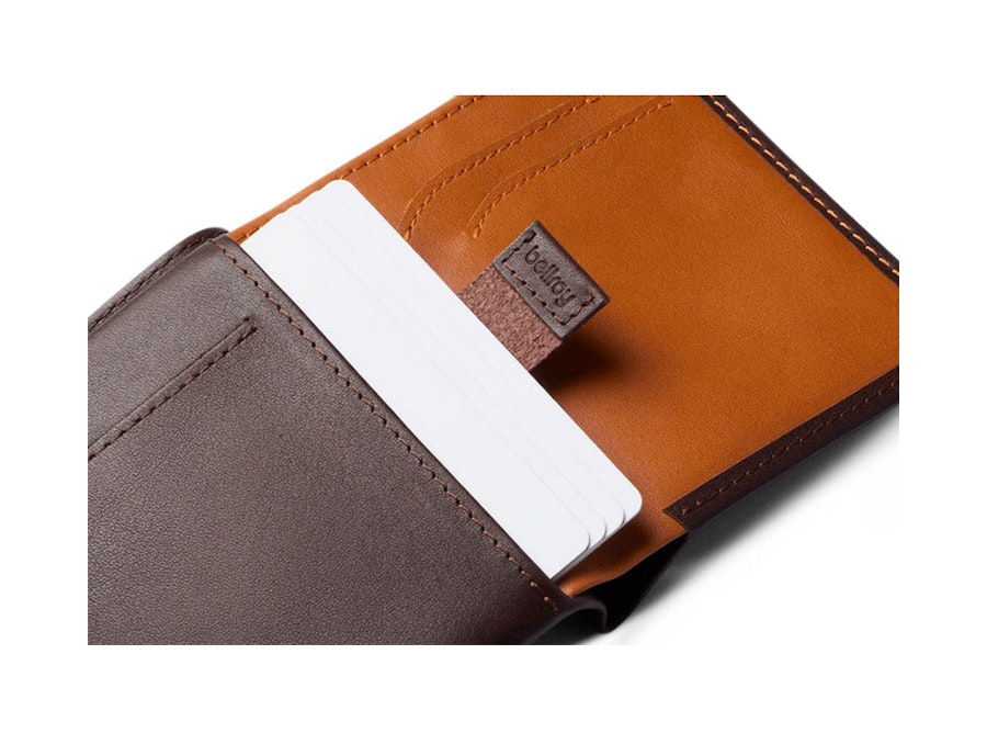 Bellroy RFID Note Sleeve Leather Wallet Java Caramel Java Caramel