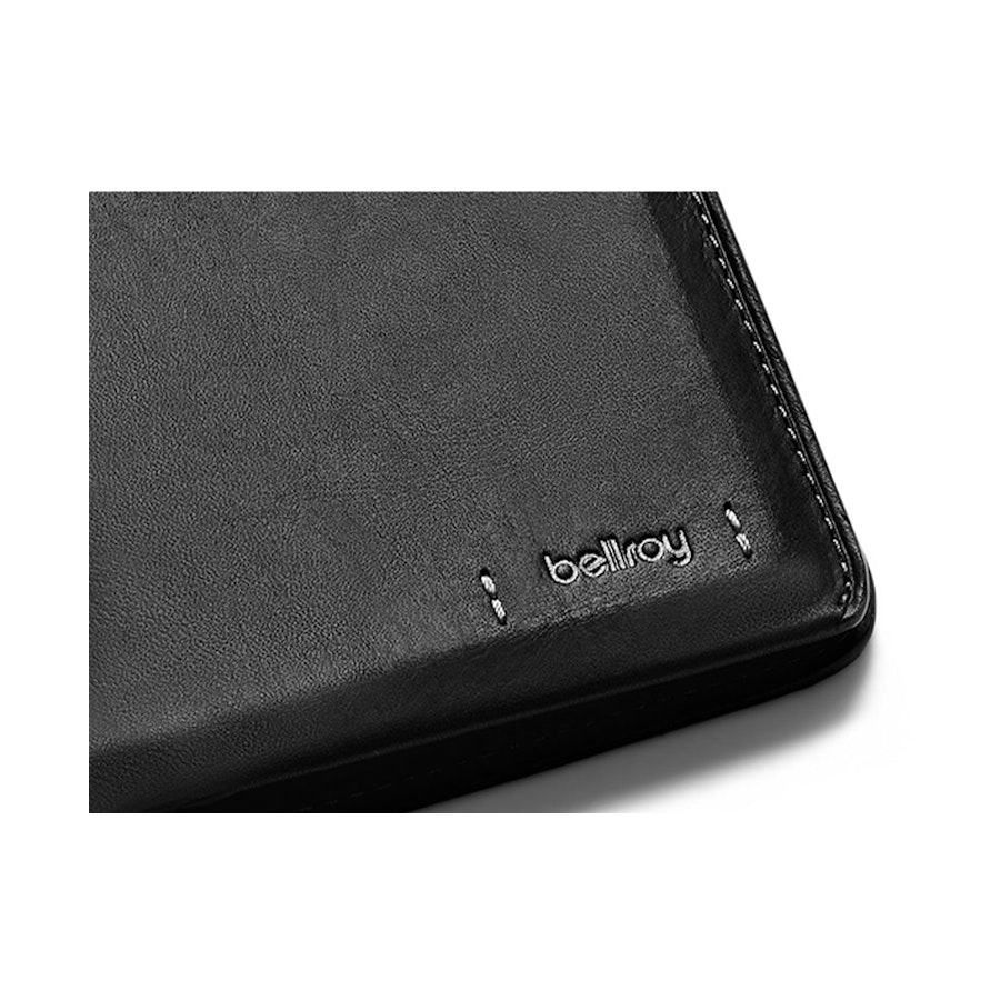 Bellroy RFID Note Sleeve Premium Leather Wallet Black Black