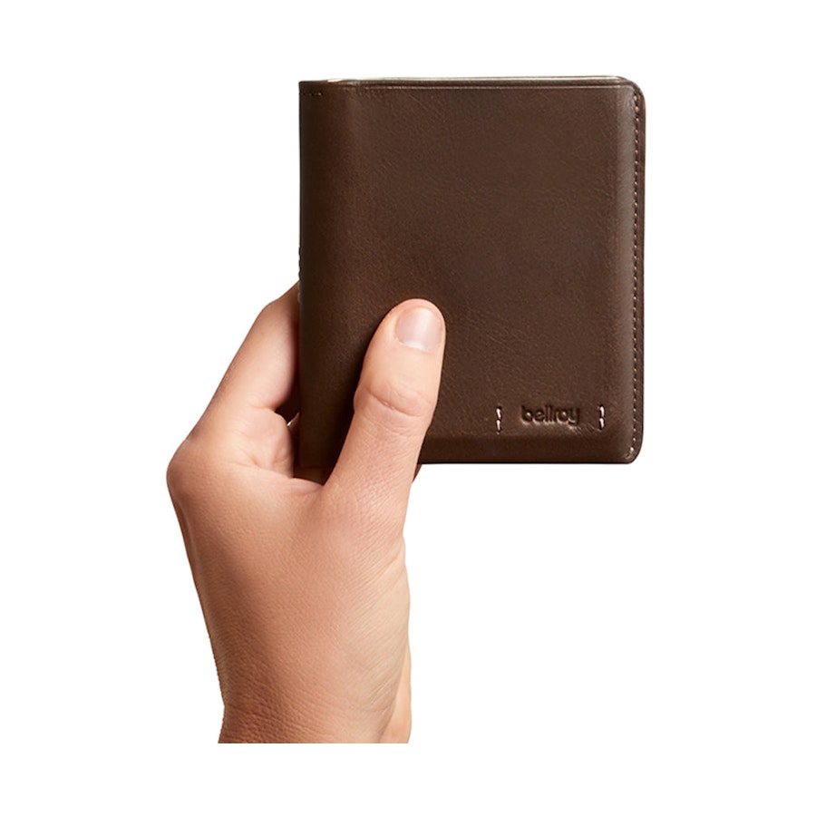 Bellroy RFID Note Sleeve Premium Leather Wallet Darkwood Darkwood