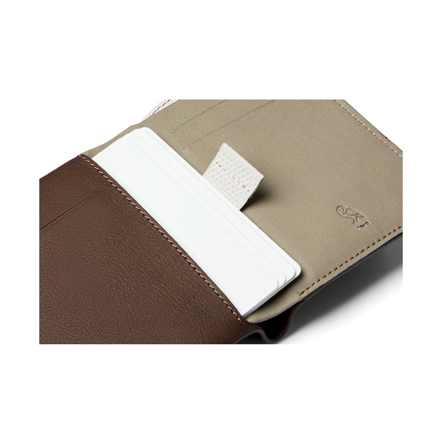 Bellroy RFID Note Sleeve Premium Leather Wallet Darkwood Darkwood