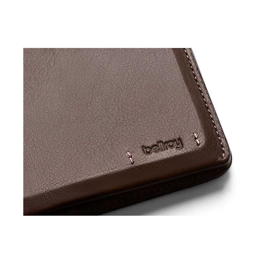 Bellroy RFID Note Sleeve Premium Leather Wallet Darkwood Darkwood