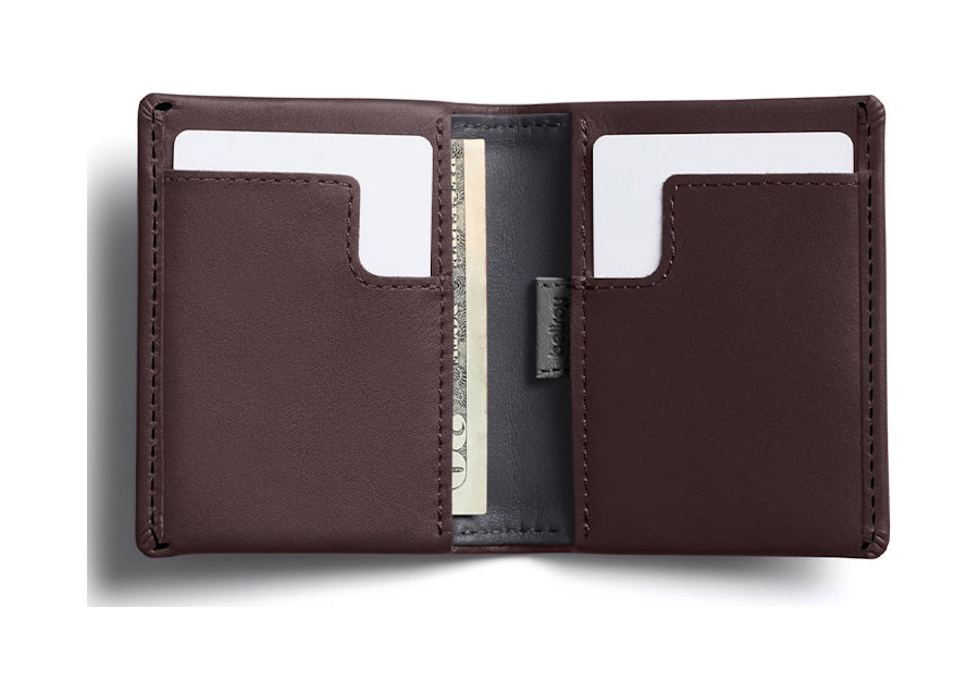 Bellroy Slim Sleeve Leather Wallet Deep Plum Deep Plum