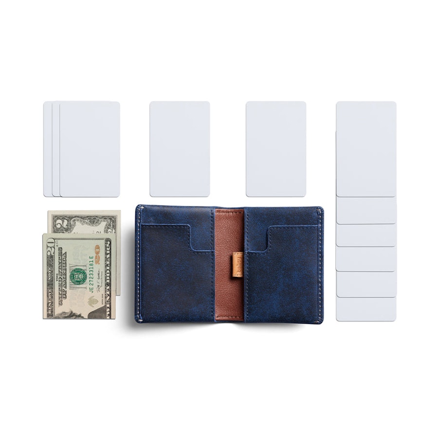 Bellroy Slim Sleeve Leather Wallet Ocean Ocean