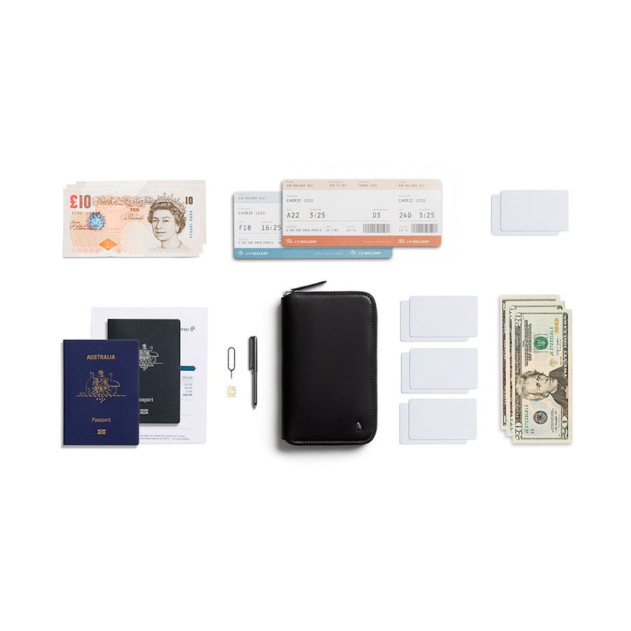 Bellroy Travel Folio Second Edition Black Black