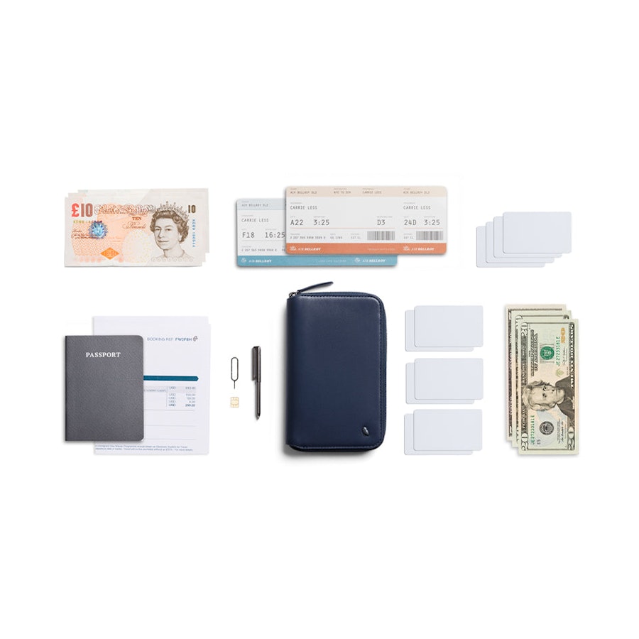 Bellroy Travel Folio Second Edition Navy Navy