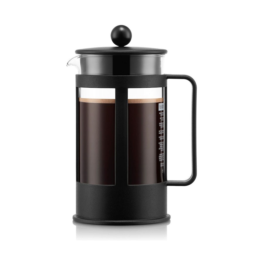 Bodum Kenya Coffee Maker 8 Cup (1.0L) Black Black