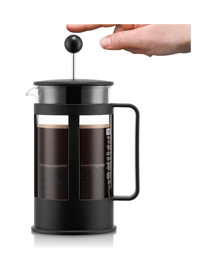 Bodum Kenya Coffee Maker 8 Cup (1.0L) Black Black
