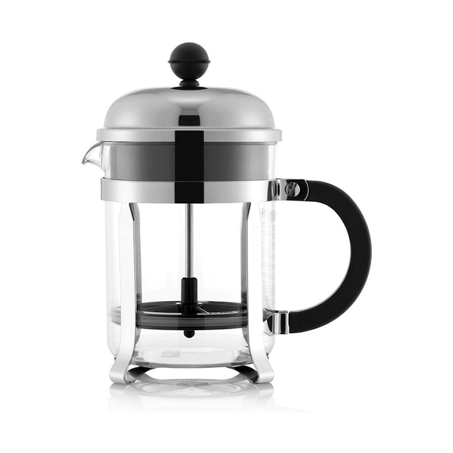 Bodum Chambord 500ml (4 Cup) SAN Plastic French Press Coffee Maker Stainless Steel Stainless Steel
