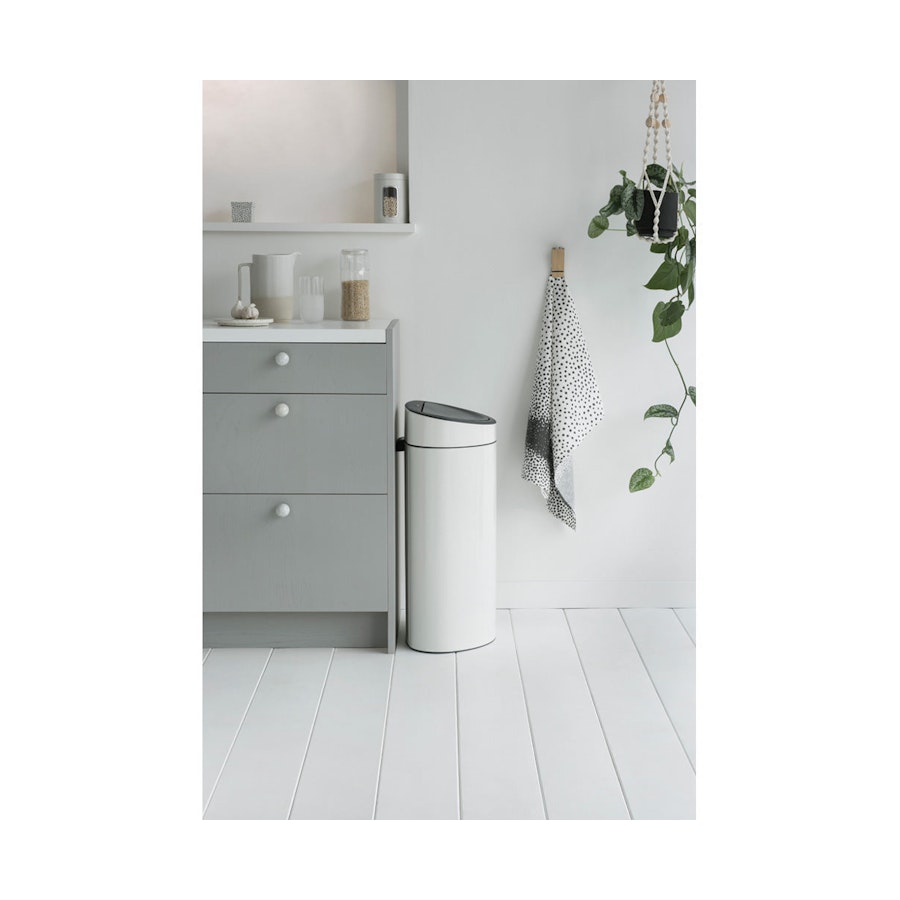 Brabantia Touch Bin (40L) White White