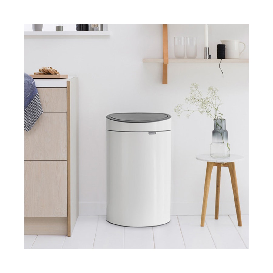 Brabantia Touch Bin (40L) White White