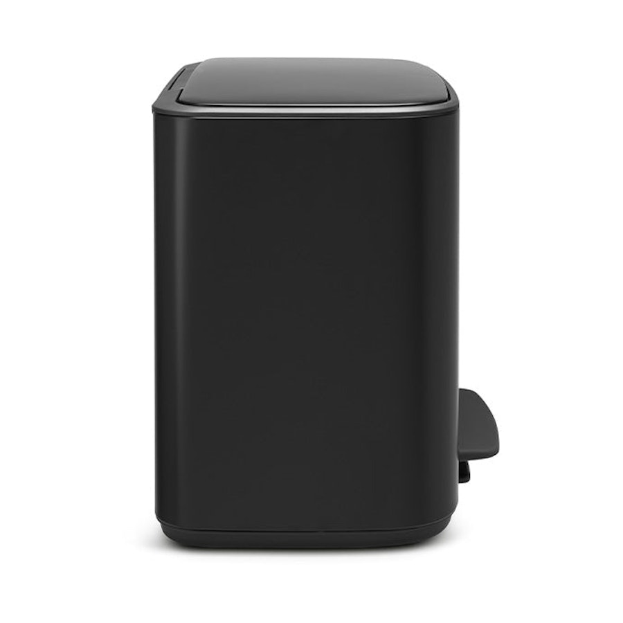 Brabantia Bo Pedal Bin (3 x 11L) Matte Black Matte Black