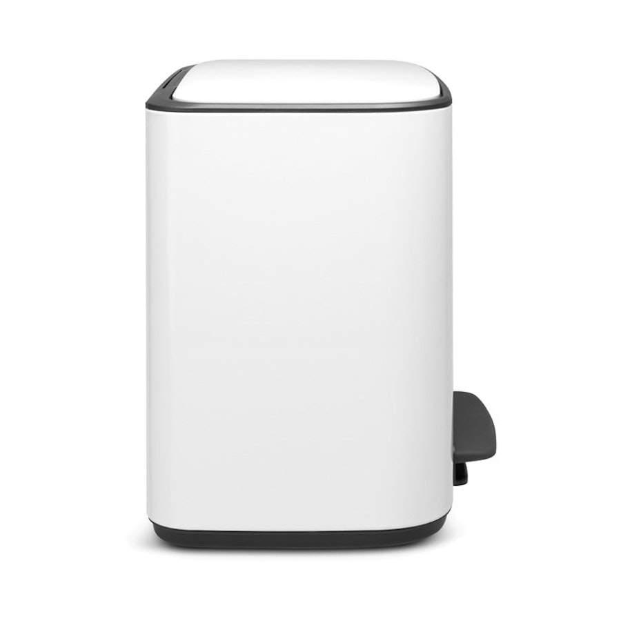 Brabantia Bo Pedal Bin (11 + 23L) White White