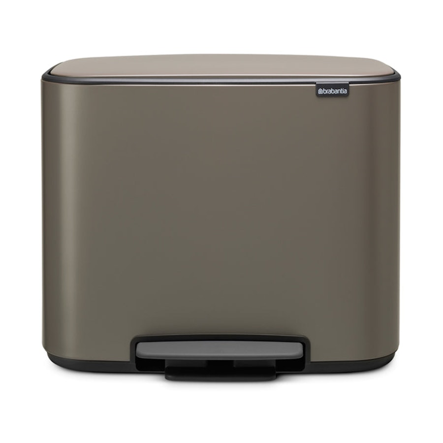 Brabantia Bo Pedal Bin (36L) Platinum Platinum