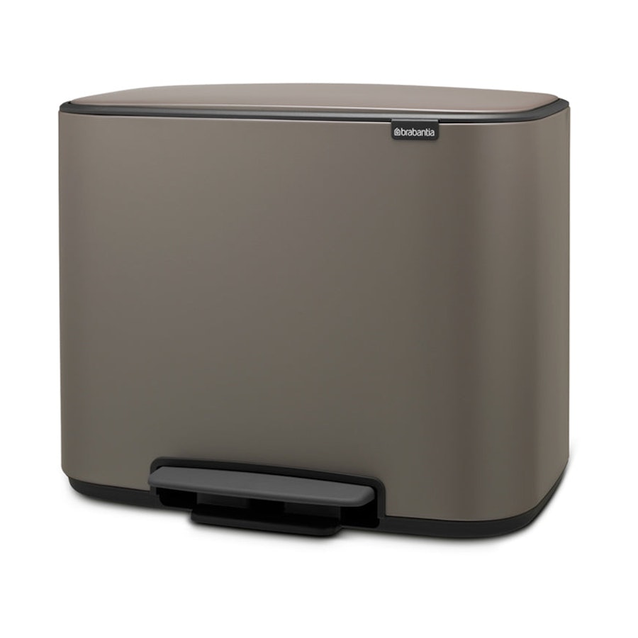 Brabantia Bo Pedal Bin (36L) Platinum Platinum