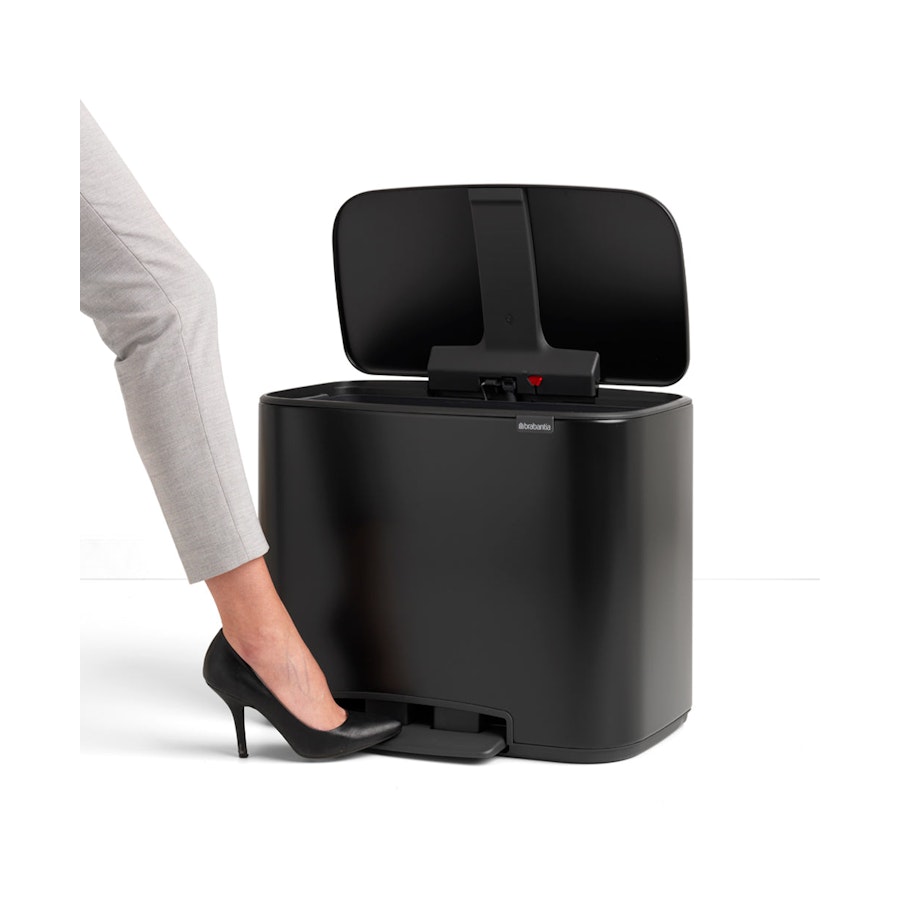 Brabantia Bo Pedal Bin (36L) Black Black