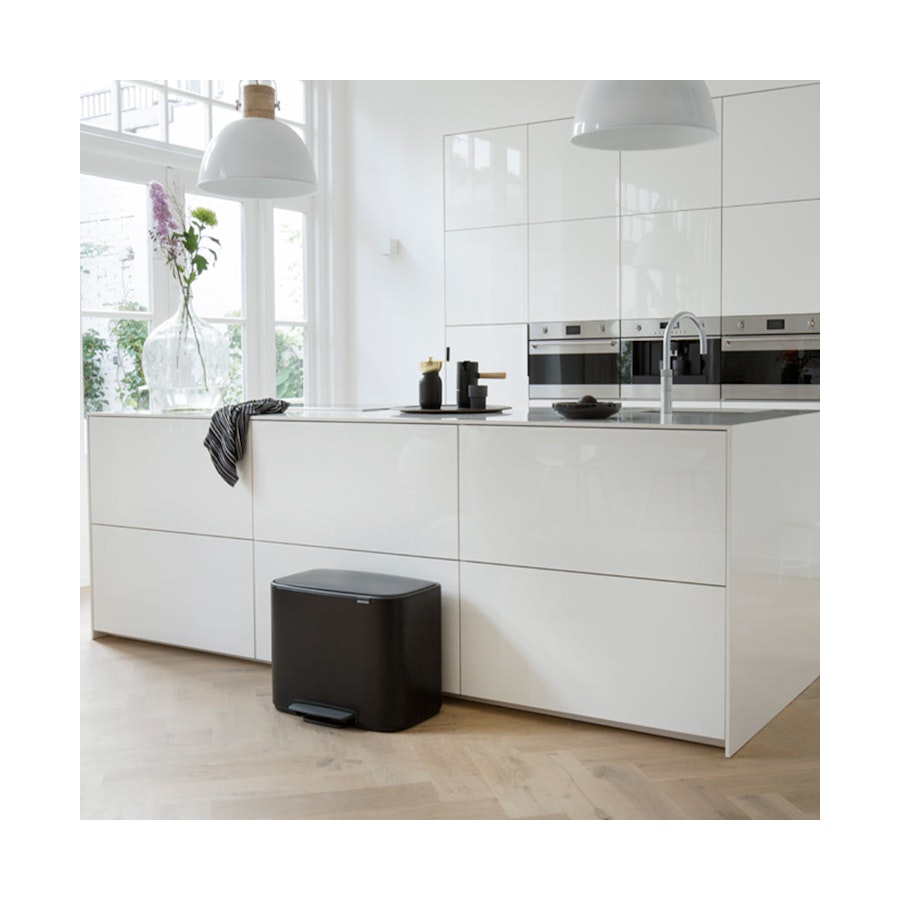 Brabantia Bo Pedal Bin (36L) Black Black