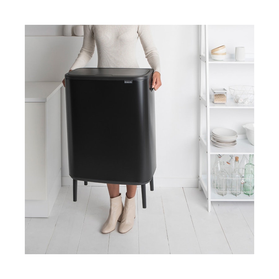 Brabantia Bo Touch Hi Bin (60L) Matte Black Matte Black