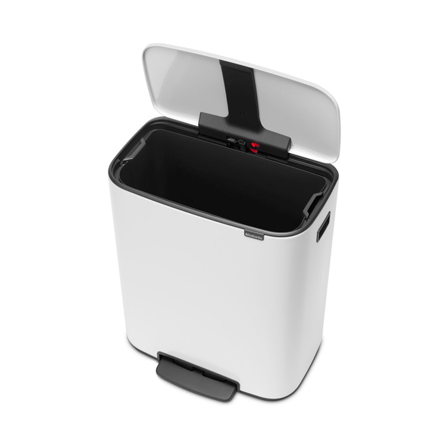 Brabantia Bo Pedal Bin (60L) White White