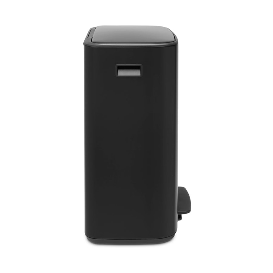 Brabantia Bo Pedal Bin (60L) Matte Black Matte Black