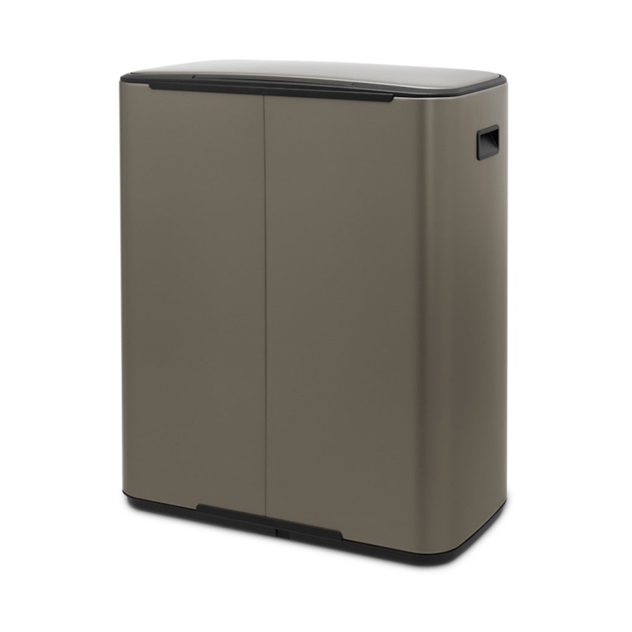 Brabantia Bo Pedal Bin (60L) Platinum Platinum