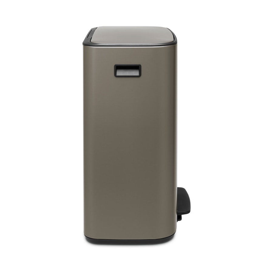 Brabantia Bo Pedal Bin (60L) Platinum Platinum