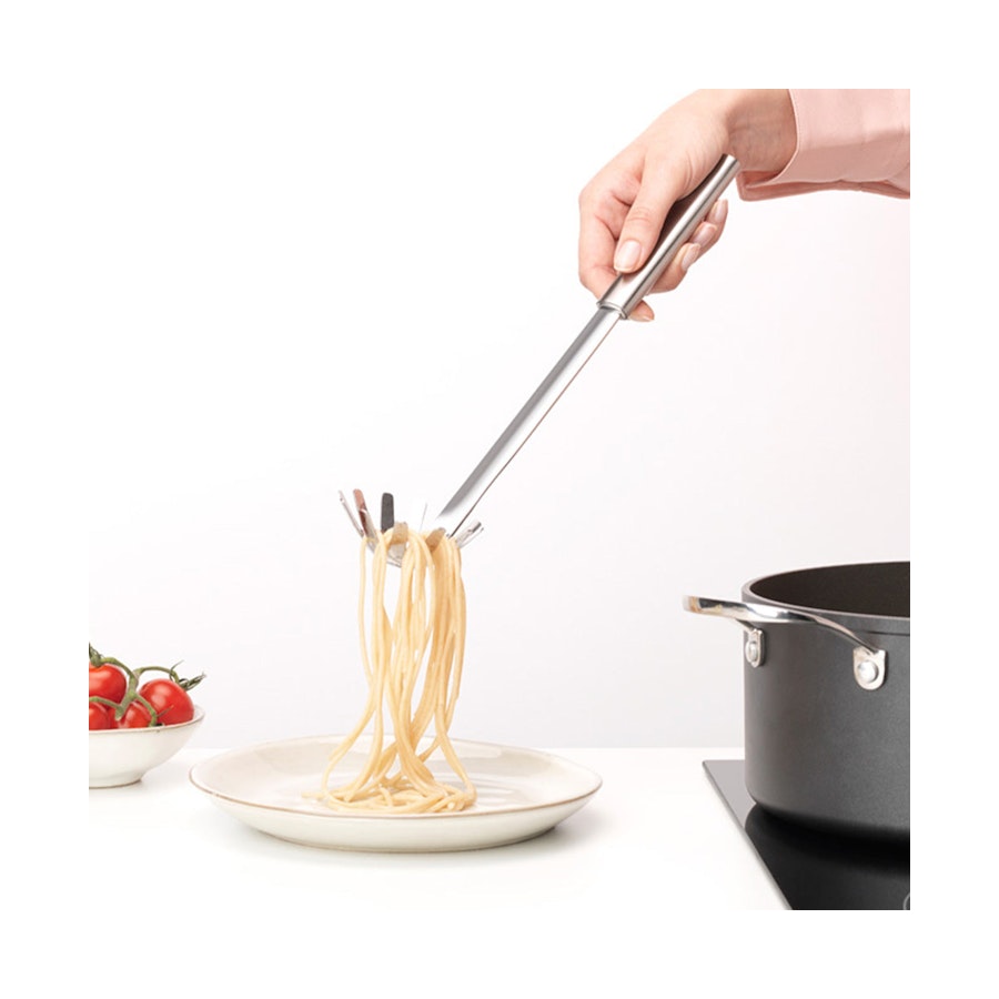 Brabantia Profile Spaghetti Spoon - Cook & Serve Stainless Steel Stainless Steel