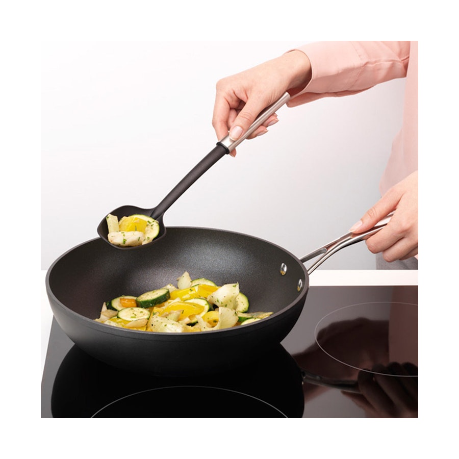 Brabantia Profile Non-Stick Serving Spoon - Cook & Serve Black Black