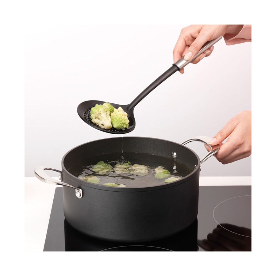 Brabantia Profile Non-Stick Kitchen Utensil Set - Cook & Serve Black Black