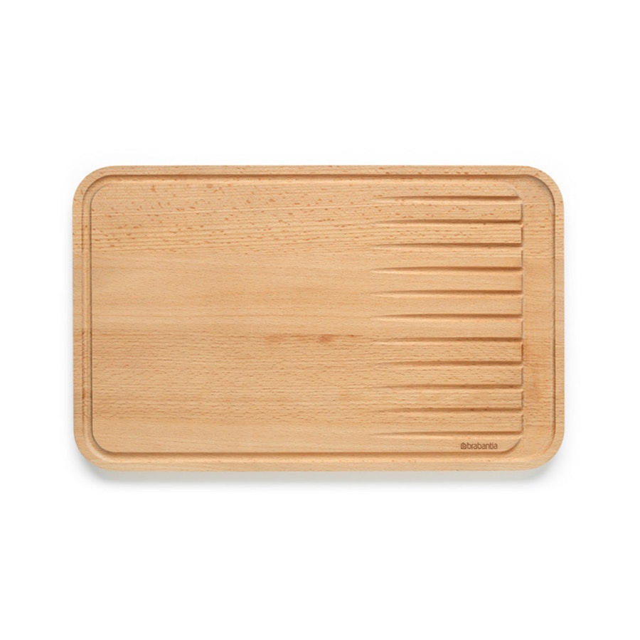 Brabantia Profile Wooden Chopping Board for Meat - Slice & Dice Wood Wood