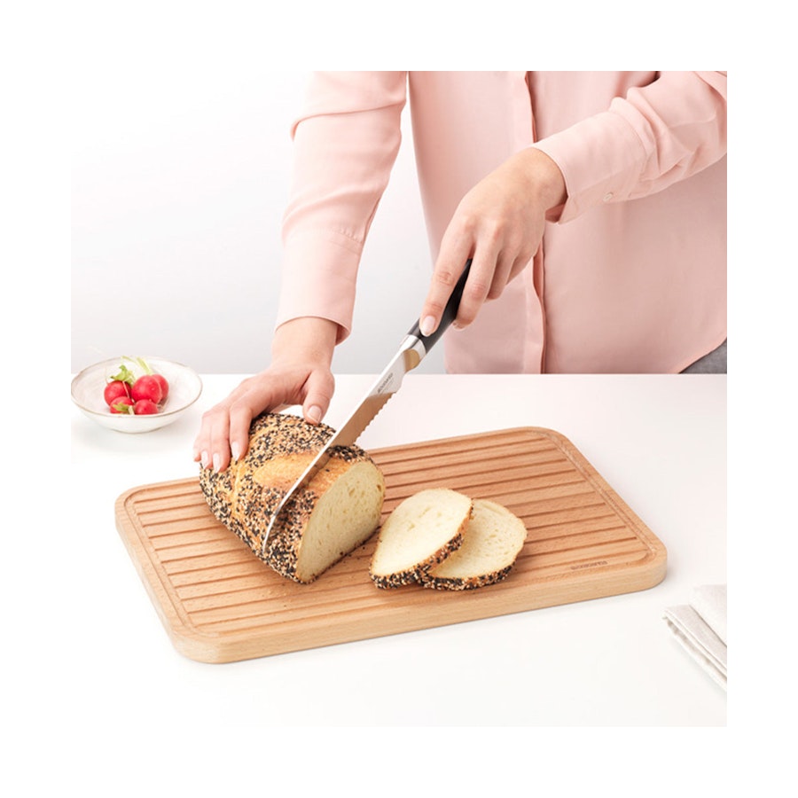 Brabantia Profile Wooden Chopping Board for Bread - Slice & Wood Wood