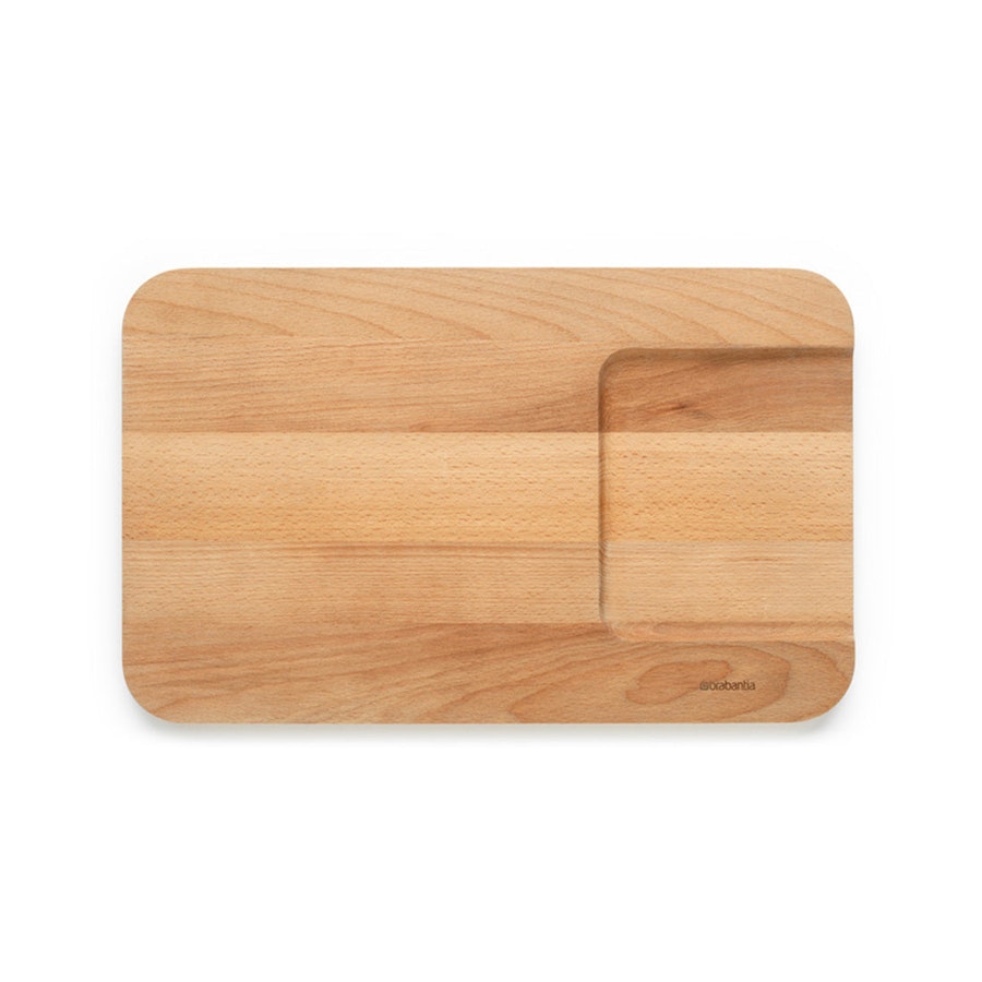 Brabantia Profile Wooden Chopping Board for Vegetables - Slice & Dice Wood Wood