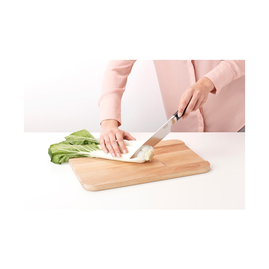 Brabantia Profile Wooden Chopping Board for Vegetables - Slice & Dice Wood Wood