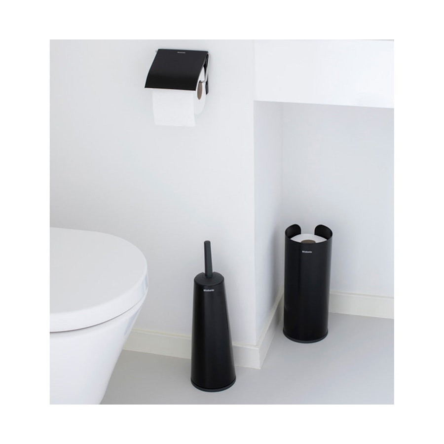 Brabantia ReNew Toilet Accessory Set Matte Black Matte Black
