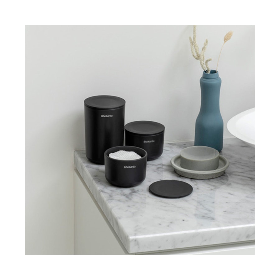 Brabantia ReNew Storage Pots (Set of 3) Dark Grey Dark Grey
