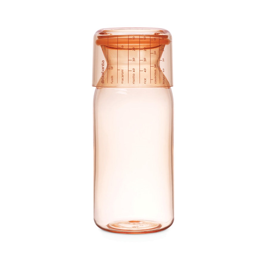 Brabantia Storage Jar with Measuring Cup (1.3L) Clay Pink Clay Pink