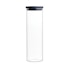 Brabantia Stackable Glass Jar (1.9L) Dark Grey