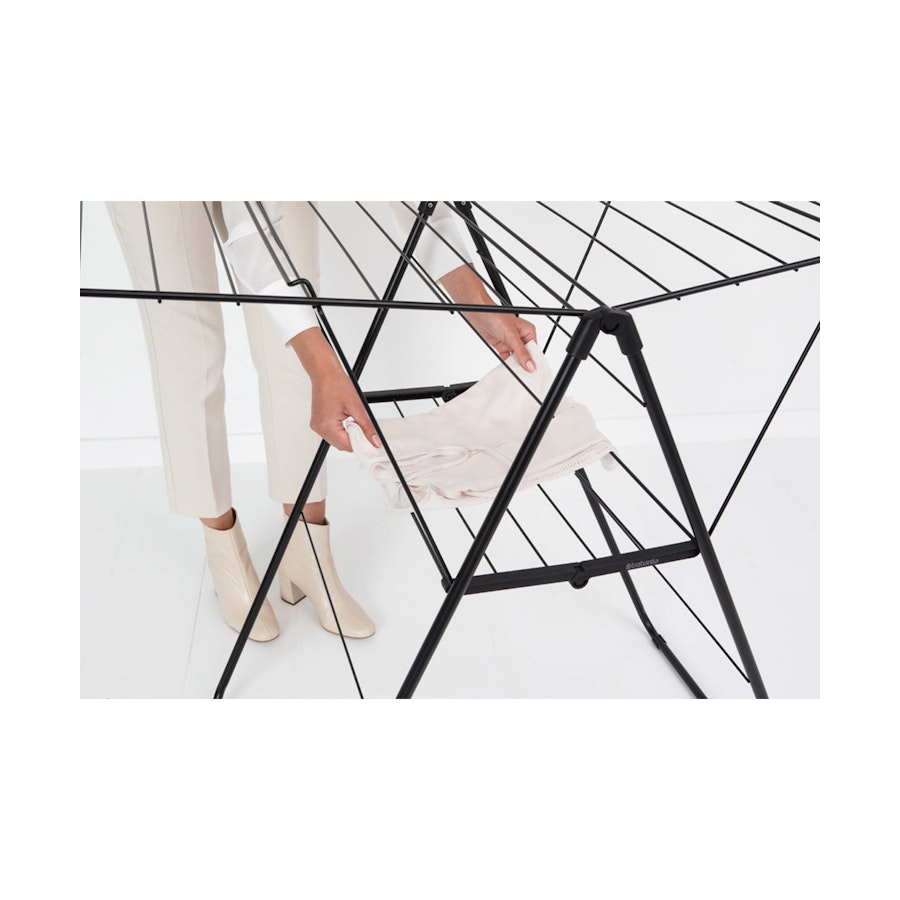 Brabantia Hangon 20m Drying Rack Matte Black Matte Black