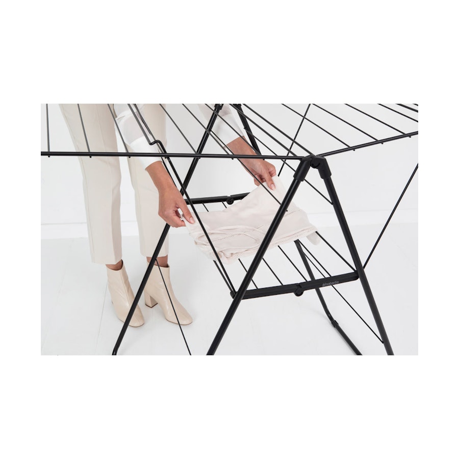 Brabantia Hangon 25m Drying Rack Matte Black Matte Black